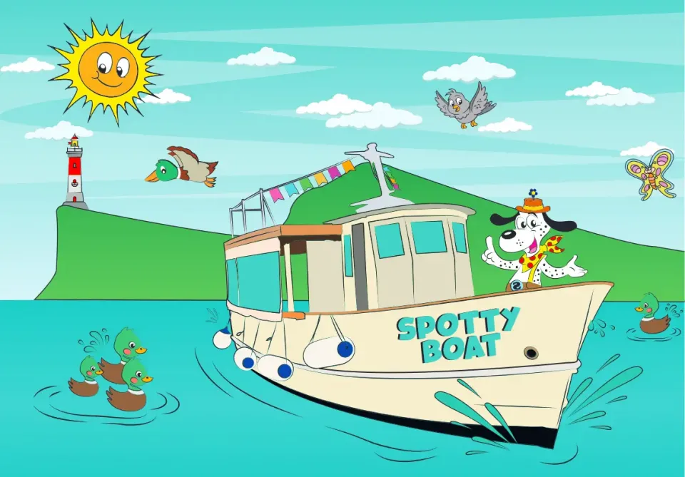 Create your own Spotty Boat drawing!