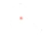 Map of Italy with a red dot near the center.